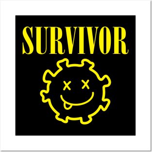 Covid Survivor Posters and Art